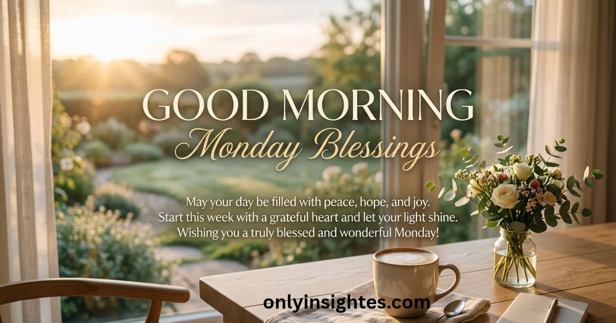 100+ Powerful Good Morning Monday Blessings for You