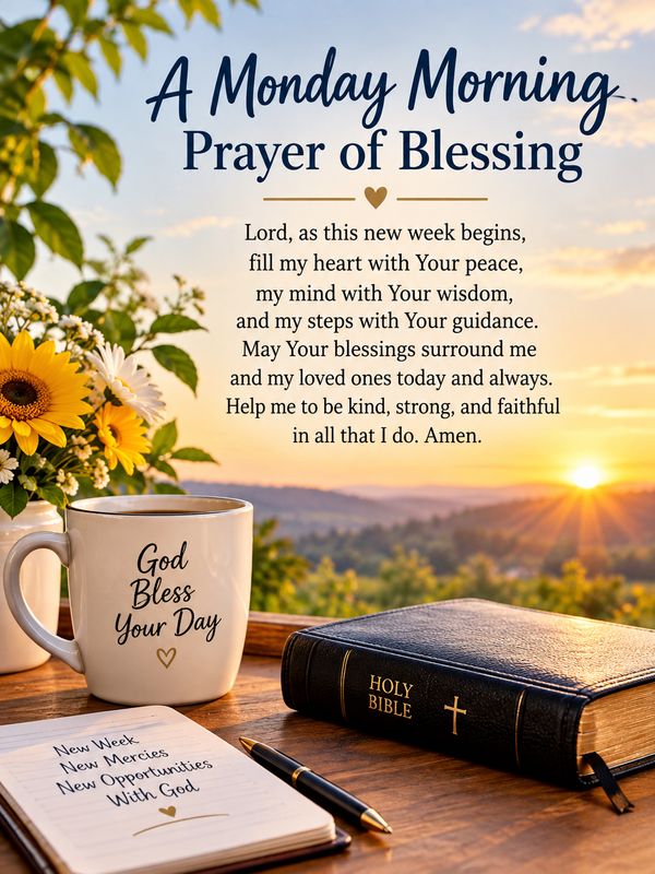 A Monday Morning Prayer of Blessing