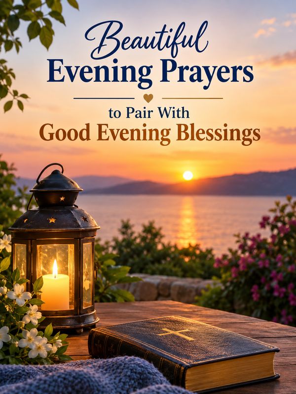 Beautiful Evening Prayers to Pair With Good Evening Blessings