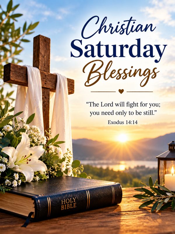 Christian Saturday Blessings and Scripture Inspired Messages