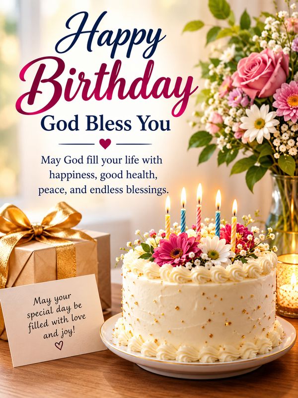 Happy Birthday God Bless You Messages for Family, Friends, and Loved Ones