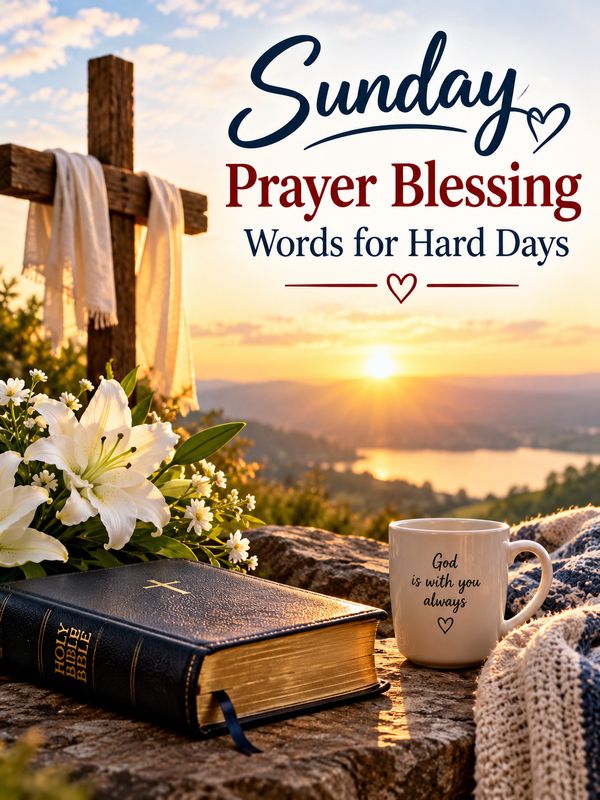 Heart Touching Sunday Prayer Blessing Words for Hard Days