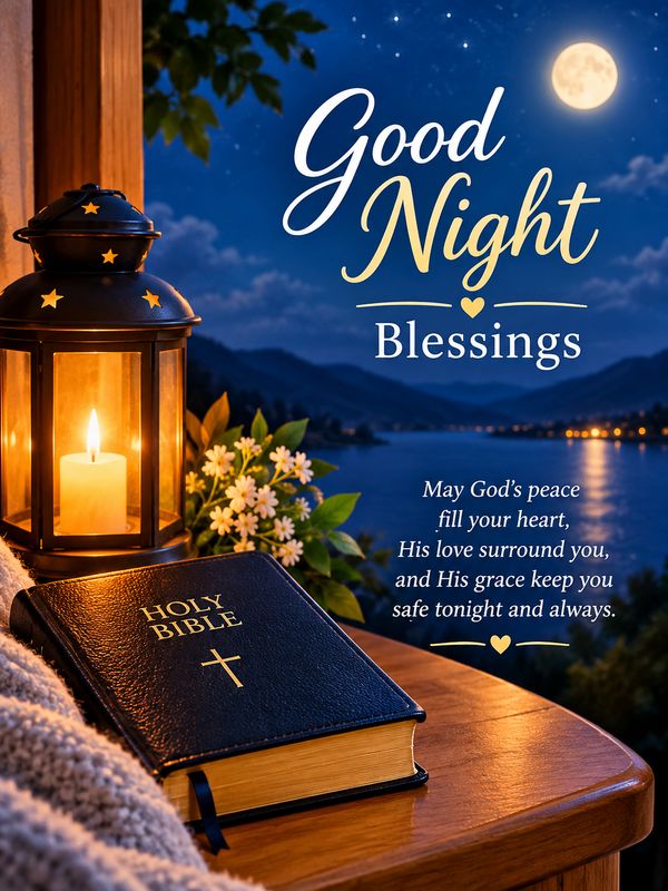 Inspirational Good Night Blessings
