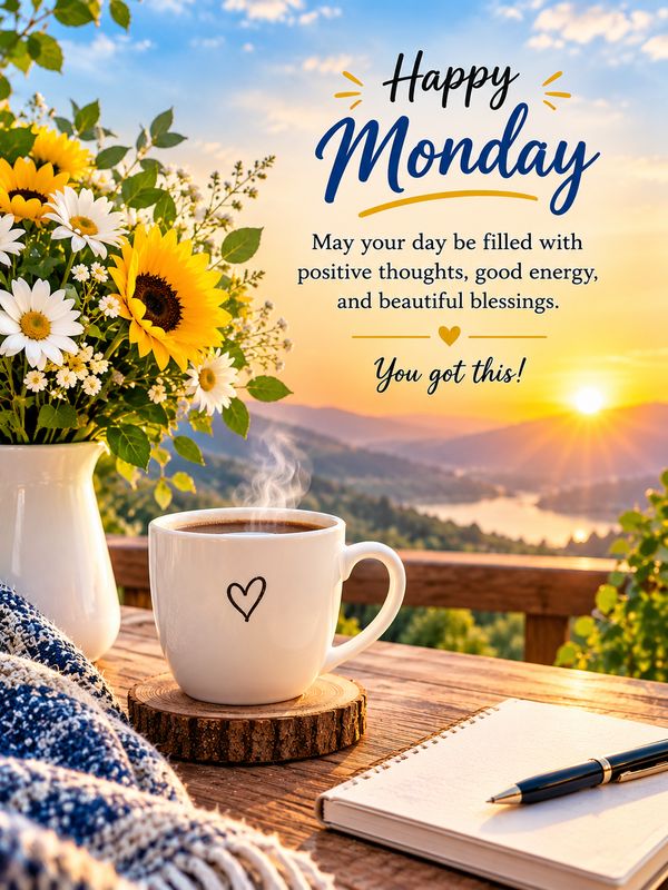 Inspirational Positive Monday Blessings to Energize Your Soul