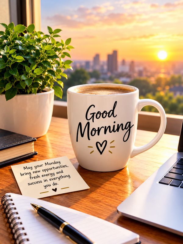 Positive Monday Blessings for Work and Fresh Starts