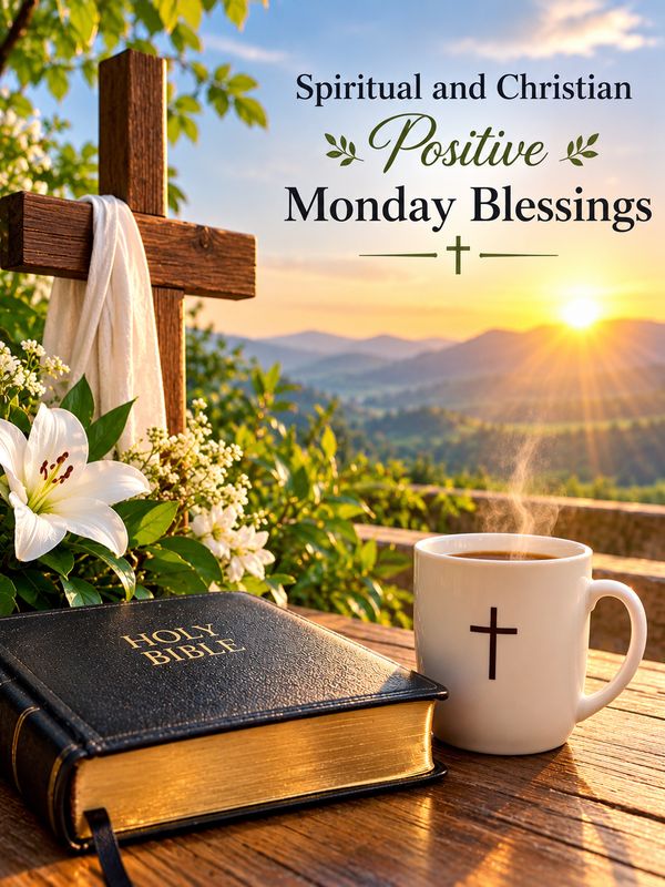 Spiritual and Christian Positive Monday Blessings
