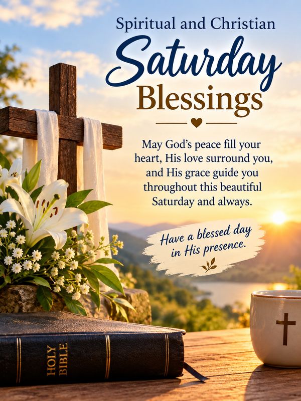 Spiritual and Christian Saturday Blessings